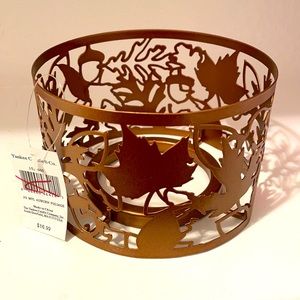 YANKEE CANDLE JAR HOLDER AUTUMN AUBURN FOLIAGE